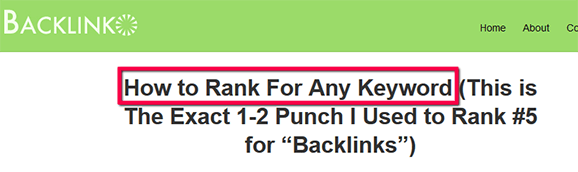 Backlinko squeeze page headline